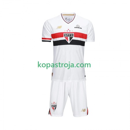 Billiga Fotbollströjor São Paulo Barn Hemma tröja 2025/26 Kortärmad Billiga Fotbollströjor São Paulo Barn Hemma tröja 2025/26 Kortärmad